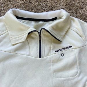 Helly Hansen cream quarter zip